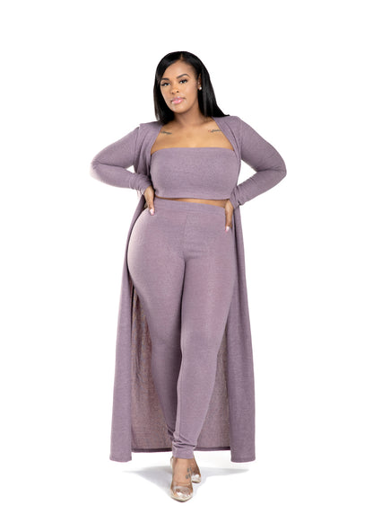 Liza~ 3-Piece Loungewear Set