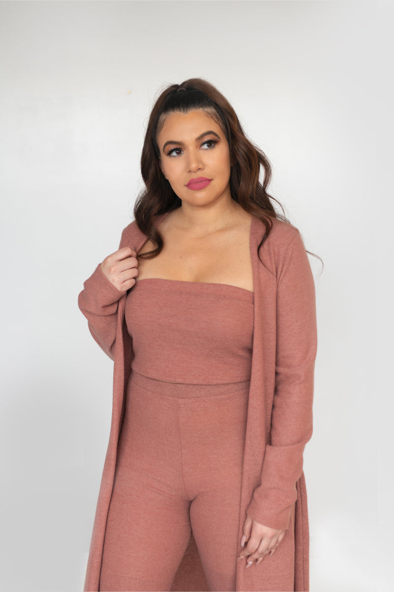 Liza~ 3-Piece Loungewear Set